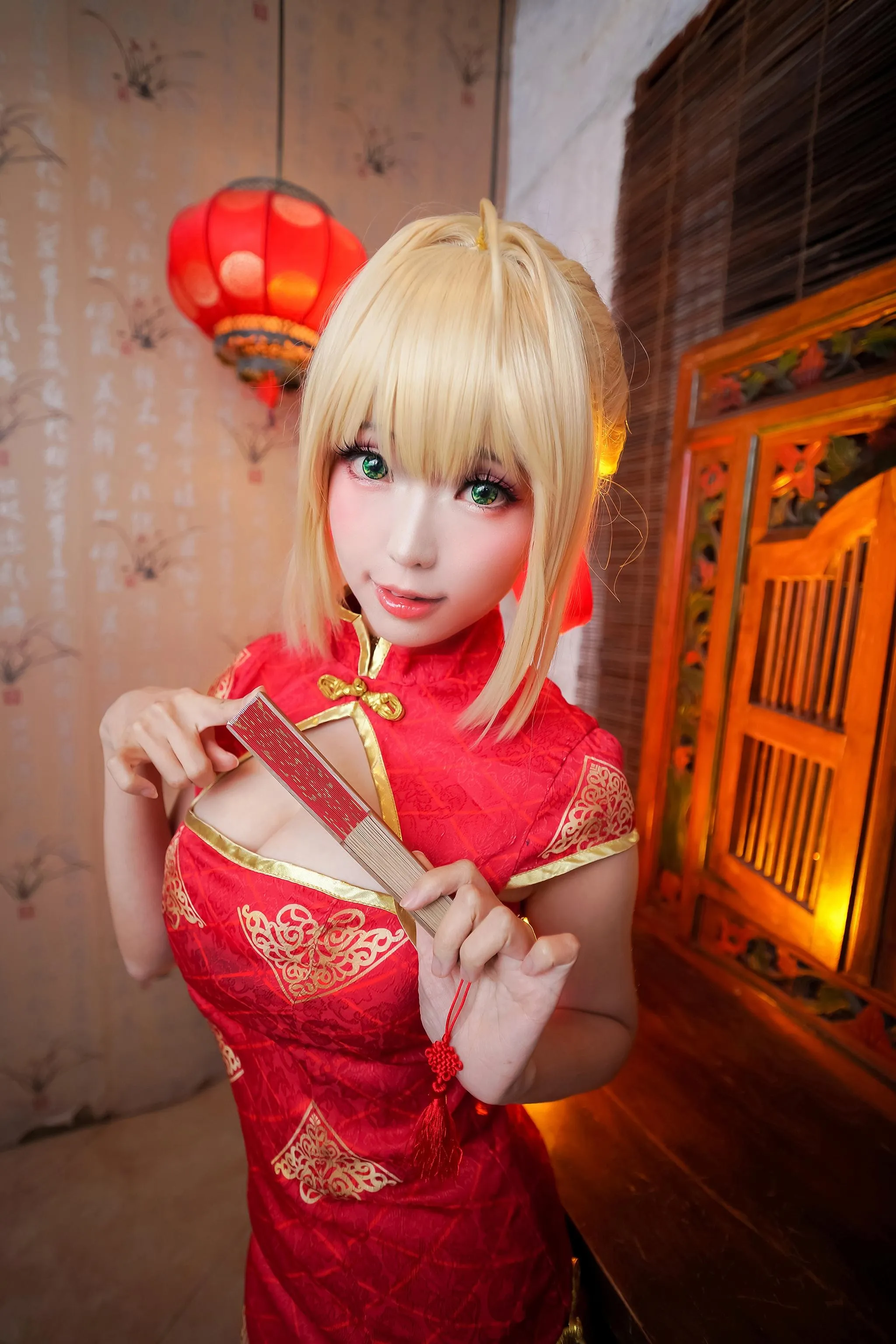 ElyEE子 – NO.61 saber-红旗袍 [21P]插图1